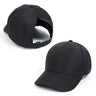Fashion High Ponytail Kids Boy Hat Sun Hats Baseball Caps Adjustable Solid Color Print Travel Caps Baby Children Peaked Caps Hat