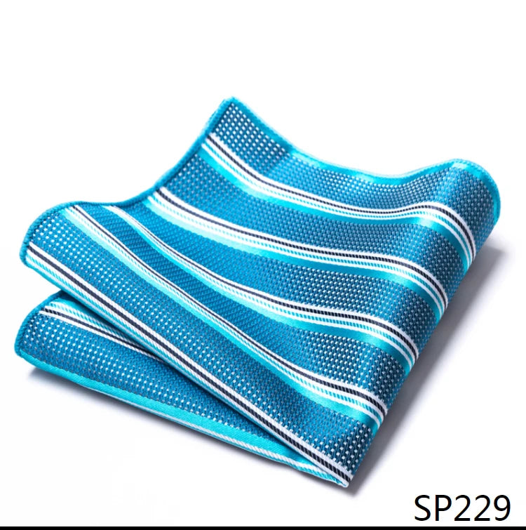 Vangise Brand Newest style  Silk Hanky Man Floral Gray Fit Business lover's day Pocket Square Handkerchiefs