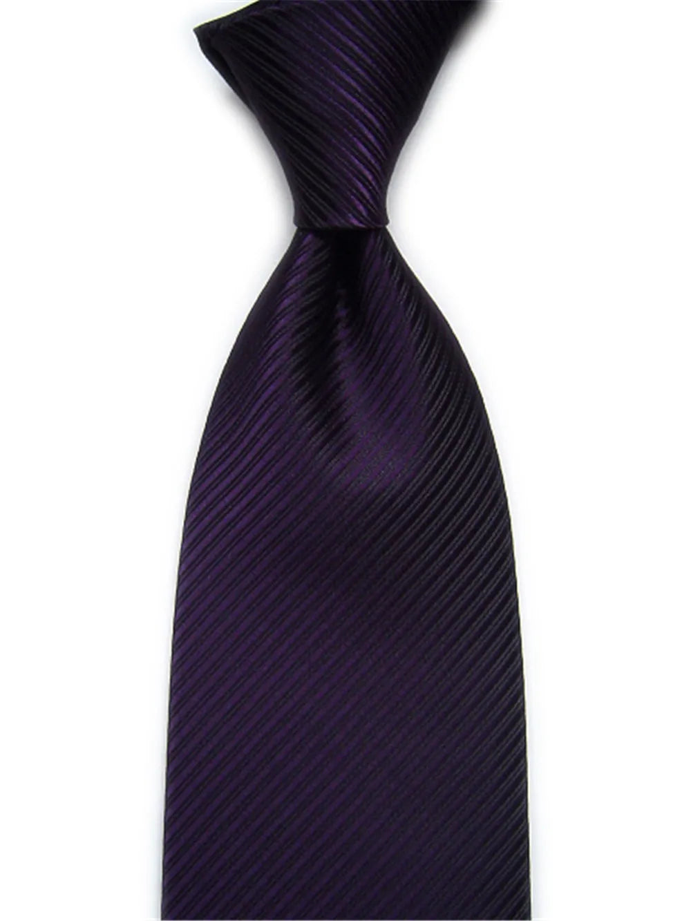Cravates tendance pour hommes et femmes, 10 cm, 4 pouces, accessoires de mariage, cravate en soie, couleur unie, rayée, noir, bleu, rouge, blanc, violet