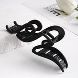 13cm Acrylic Hair Clips For Women Hairpin Matte Wave Hair Claw Clip Ponytail Hair Accessories Girls Headwear Barrettes 4 Colors