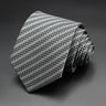 Jacquard Striped Plaid Paisley Necktie 8cm Polyester Male Narrow Tie Skinny Tuxedo Suit Shirt Gift For Business Men Accessory