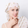 Bonnet de nuit en soie de mûrier 100 % naturelle, bonnet de douche en soie, bonnet de nuit, tâches ménagères, cuisine, soins capillaires, bonnet protecteur, accessoires pour cheveux