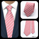 Cravates élégantes à pois pour hommes LYL 7 cm, cravate de luxe avec imprimé géométrique, cadeau pour invités, accessoires de festival pour gentleman