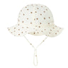 Baby Cotton Bucket Hat New Children Sunscreen Outdoor Caps Boys Girls Print Panama Hat Unisex Beach Fishing Hat For 3-12 Months