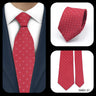 Cravates élégantes à pois pour hommes LYL 7 cm, cravate de luxe avec imprimé géométrique, cadeau pour invités, accessoires de festival pour gentleman