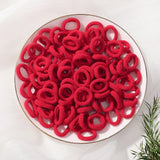 20pcs/lot Girl Elastic Hair Bands Girls Plush Ball Rubber Band for Children Sweets Scrunchie Hair Ties Kids Hair Accessories
