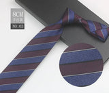 Cravate à fleurs en grille, tissée en gros, 8 cm, accessoires de mariage, bleu, homme, pois, cachemire, convient aux groupes, fêtes, bureau
