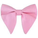 GUSLESON Fashion Pink Champagne Blue Solid Bow Tie For Men Classic Big Bowtie For Party Wedding Bowknot Adult Mens Tie