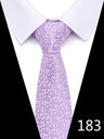 Cravate homme 7,5 cm, style nouveau, bleu, vert et orange, motif cachemire, motif floral, pour mariage, travail