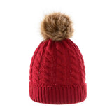 3Pcs/Set Cute Hat Scarf Gloves Set Solid Color Cotton Caps Winter Warm Accessories For Kids 0-3 Years Boys Girls Children