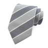 Cravate pour homme 8 cm, motif rayé, jacquard tissé, cravate Ascot, pour homme, pour fête de mariage