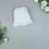 20CM Doll Hat Cute Lace Princess Miniature Hat Nightcap Soft Bonnet Cap For Idol Dolls Accessories Photography Props Kids Toys