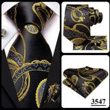 Hi-Tie Cravate de mariage en soie pour homme, motif cachemire, couleur unie, rose, corail, design tendance, qualité, mouchoir, bouton de manchette, fête d'affaires