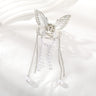 AWAYTR Shark Crab Clips Girls Hairpin Hair Accessories Korean Women Simple Hair Claw Clip Butterfly Pearl Tassel Hair Clip