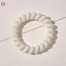 High Elasticity Telephone Coil Hairbands Women Spiral Hair Ties Girls Hair Rings Rope Solid Color Hair Accessories Gum Scrunchy