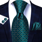 Hi-Tie – Cravate de mariage en soie violette unie à motif cachemire pour homme, ensemble de qualité avec boutons de manchette et mouchoir, cadeau tendance, livraison directe