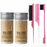 Hair Wax Stick For Kids Women with Slick Back Brushes Gel Pomade for Little Girls Toddler Flyaway Hair Wig Styling Accessories