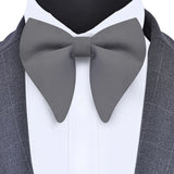 New Big Bow Ties Men's Solid Bowtie Red Black Yellow Fashion Bowknot For Men Wedding  Party Accessories