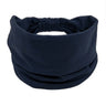 Headwrap Solid Color Knot Wide Headbands for Women Soft Cotton Sports Elastic Hair Bands Accessories Yoga Bandana Bandage