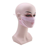 Masque de protection solaire sans trace pour femmes, en soie glacée, anti-ultraviolet, respirant, fin, tendance, été, 2024