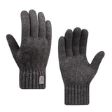 Gants chauds pour hommes 2023, nouveaux gants d'hiver à écran tactile et gants en polaire, gants tricotés en laine chaude et froide