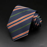 Cravate rayée pour homme, motif cachemire floral, marron et gris, idéale pour les loisirs, les affaires, le quotidien, les mariages, les fêtes, les accessoires, cadeau