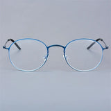 Thititanium Glasses Frame Men Denmark Brand 5504 Women Eyeglasses Thin Rim Screwless Ultralight Classics Round Eyewear 2025 New