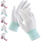 2 pares de guantes de acolchado para máquina de acolchado de movimiento libre, guantes de acolchado de nailon ligeros para coser y tejer.