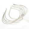 5pcs Blank Metal Headbands DIY Headbands Plain Thin Headbands for Making Hair Accessories For Jewelry
