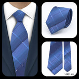 Cravates élégantes à pois pour hommes LYL 7 cm, cravate de luxe avec imprimé géométrique, cadeau pour invités, accessoires de festival pour gentleman