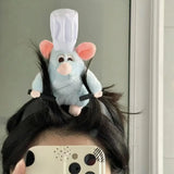 Headband Cartoon Funny Capybara Hair Hoop Summer Women's Cute Face Wash Headband Funny Plush Hair Band Hair Accessories