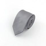 Cravate classique unie pour homme, cravate formelle à rayures, 6 cm, fine, pour mariage, slim, pour marié