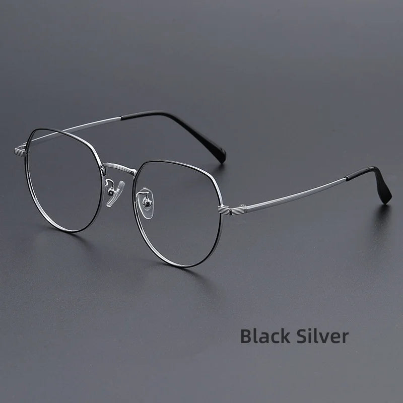 DIEDIESEE New Anti Blue Light Men's And Women's Titanium Frame Can Be Paired With Myopia Optical Prescription Glasses Frame 1901