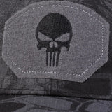 Fashion Unisex Skull Embroidered Top with Patch Breathable BaseballCap Military fans outdoor camouflage Adjustable Casual SunHat