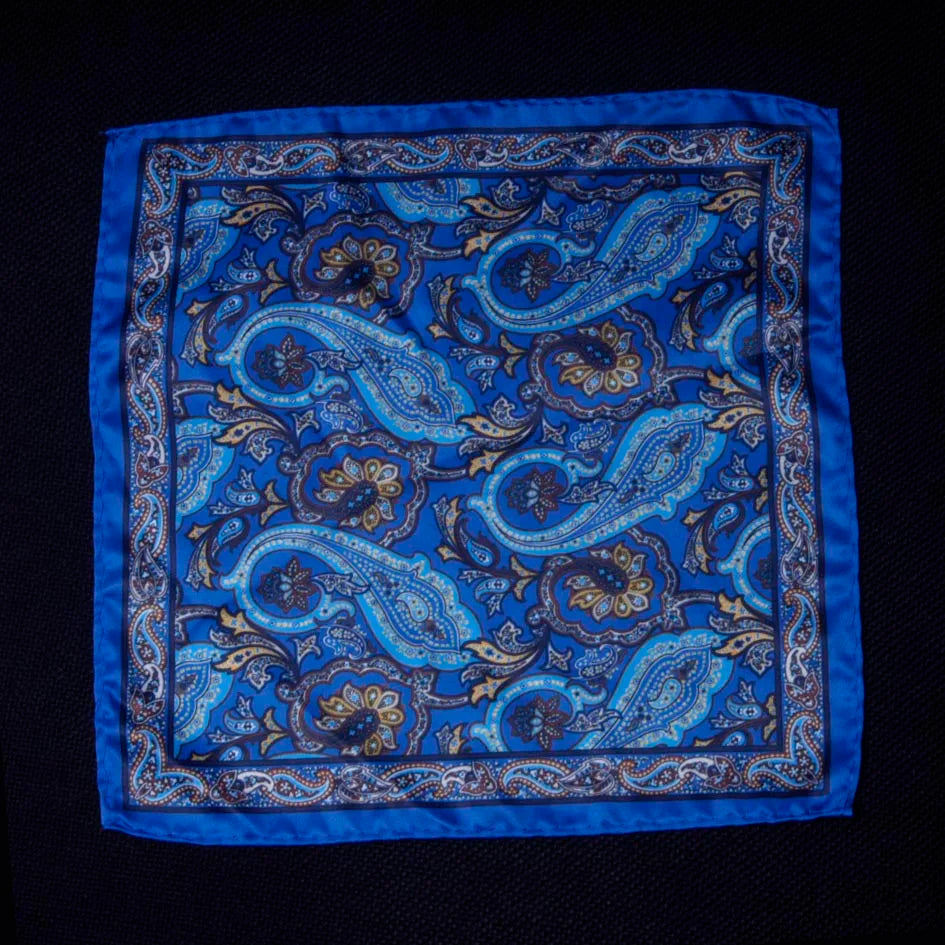 Mouchoir de poche de luxe pour homme, accessoire en soie, mouchoir de poche, foulard de poche, motif cachemire, pois, fête, mariage, bal de promo