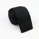 Cravates classiques en tricot pour hommes, cravates décontractées, à pois, à carreaux, pour loisirs, chaudes, pour affaires, mariage, largeur 6 cm