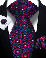 Cravate homme Paisley Jacquard tissé 8 cm formelle affaires mariage cravate poche carré ensemble costume cravate haute qualité fait main Gravata