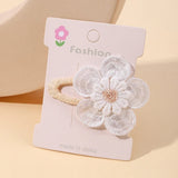 1pcs Ins Daisy Flower Hair Clips Baby Girl Hairpins for Kids Lace White Barette Princess Hooks Infant Accessories Korean