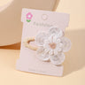 1pcs Ins Daisy Flower Hair Clips Baby Girl Hairpins for Kids Lace White Barette Princess Hooks Infant Accessories Korean