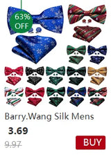Ensemble élégant de cravates et boutons de manchette en soie à fleurs multiples pour homme, cravate jacquard à fleurs pour mariage, entreprise, fête, événement, Barry.Wang