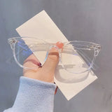 Anti Blue Light Optical Glasses Ultra Light Graduated Lenses Near Sight Prescription Glasses Men Ladies Square Myopia Eyewear