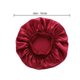 Women's Satin Solid Wide-brimmed Sleeping Hat Night Sleep Cap Hair Care Bonnet Nightcap For Women Men Unisex Cap bonnet de nuit