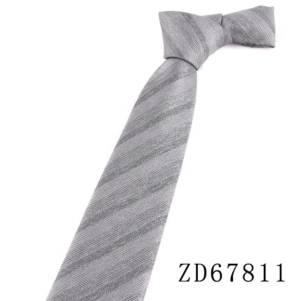 Nouvelles cravates rayées pour hommes et femmes, cravates en coton pour fêtes, affaires, cravates classiques à carreaux, cadeaux pour mariés