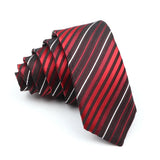Cravates fines pour hommes et femmes, cravate fine à rayures, motif cachemire, 5 cm, tenue décontractée pour fête, mariage, col étroit, accessoire masculin