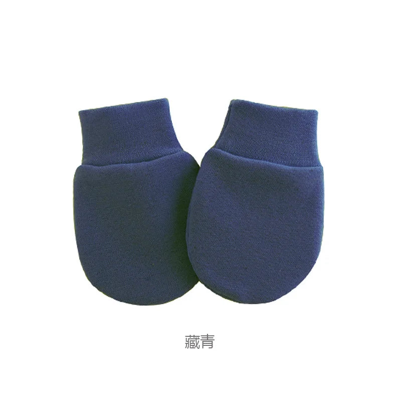 Bonnet pour nouveau-né avec gants, bonnet chaud en coton pour enfants, accessoires pour enfants, bonnet de nuit pour bébés de 0 à 6 mois, automne et hiver