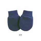 Bonnet pour nouveau-né avec gants, bonnet chaud en coton pour enfants, accessoires pour enfants, bonnet de nuit pour bébés de 0 à 6 mois, automne et hiver