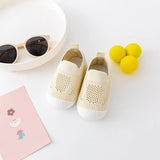Chaussures de printemps populaires pour bébés, maille tricotée, respirantes, pour filles et garçons de 0 à 3 ans, baskets décontractées à enfiler, antidérapantes, pour tout-petits, pré-marcheurs