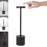 1PC Metal Classic Table Lamp USB Rechargeable Night Light Stepless Dimming Touch 3 Level Bedside Lamp Hotel Bar Decoration