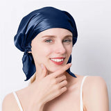 Bonnet de nuit en soie de mûrier 100 % naturelle, bonnet de douche en soie, bonnet de nuit, tâches ménagères, cuisine, soins capillaires, bonnet protecteur, accessoires pour cheveux