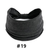 Headbands for Women Cotton Wide Headwrap Yoga Workout Hairbands Elastic Sport Head Bands Turban Bandana Bandage Hair Accessories